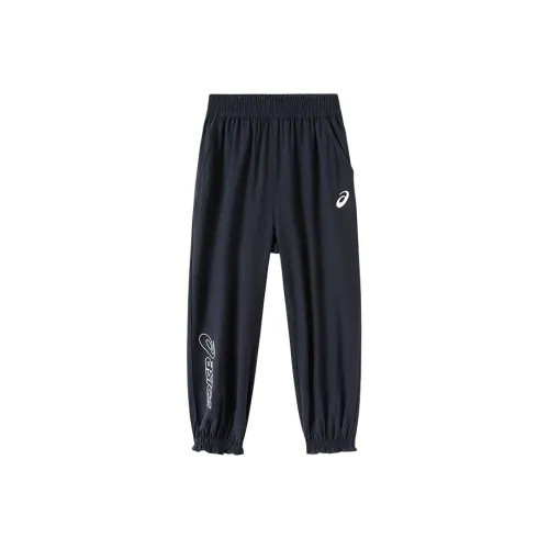 Дети 3-7 лет Asics Вязаные тренировочные штаны Sports Performance Темно-синий