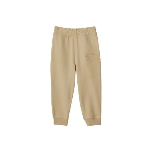 Детские Burberry Вязаные Тренировочные Штаны SS24 Тростниковый Цвет