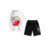 Прохладный и стильный Элмо/Белый + Черный [Тонкий, безопасный для кожи]