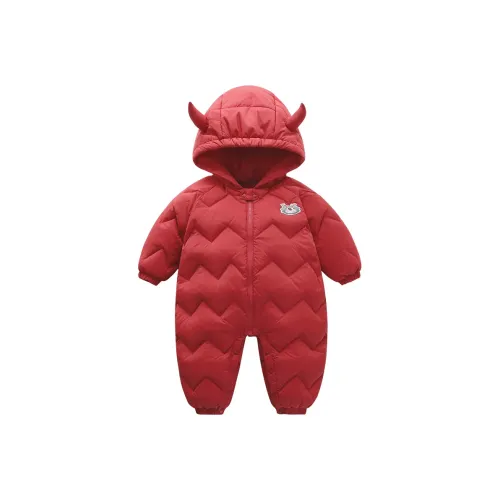 CICIIBEAR Комбинезон Бордово-красный для младенцев и малышей