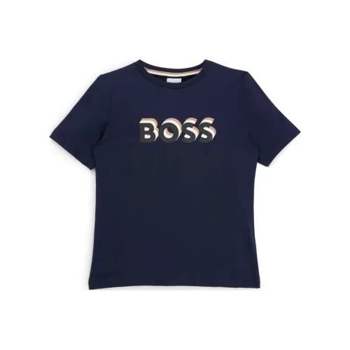 HUGO BOSS Темно-синие Kids T-рубашки