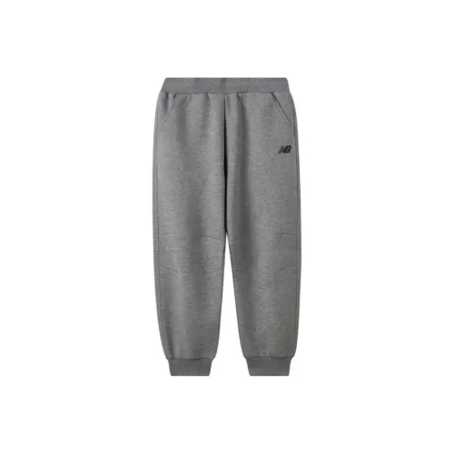 Детские 3-7 лет New Balance совместный бренд Вязаные тренировочные штаны Темно-серый
