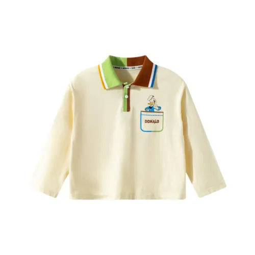 Disney T-рубашка Donald Duck Series Абрикосовый Белый для детей 3-7 лет