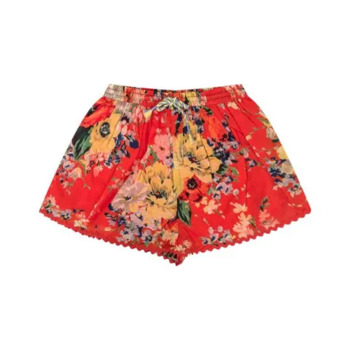 Zimmermann Детская одежда SS24 Kids Шорты Детский Красный