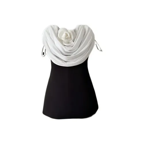 EMDPN Черные Женские Слиплатья