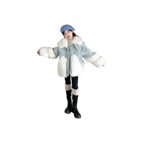 Yomi House Синий Школьный возраст Натуральный и искусственный мех