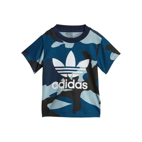 Adidas Originals T-Shirt Синий Черный Для Младенцев и Малышей