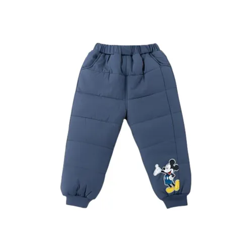 Disney Mickey Series Утепленные штаны для дошкольников Синий Серый