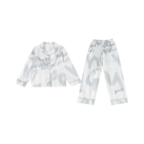 HEINBBE Пижамный комплект детский светло-зеленый серый