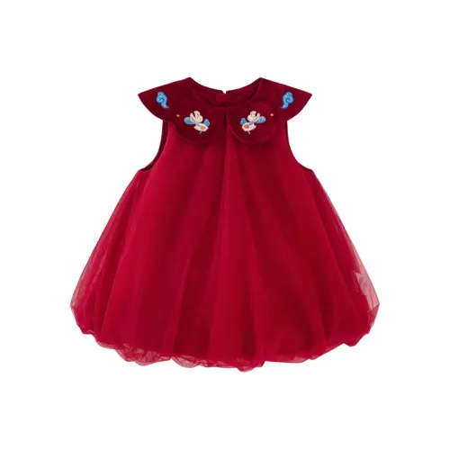 Mini Bala Платье Китай Красный для детей 3-7 лет