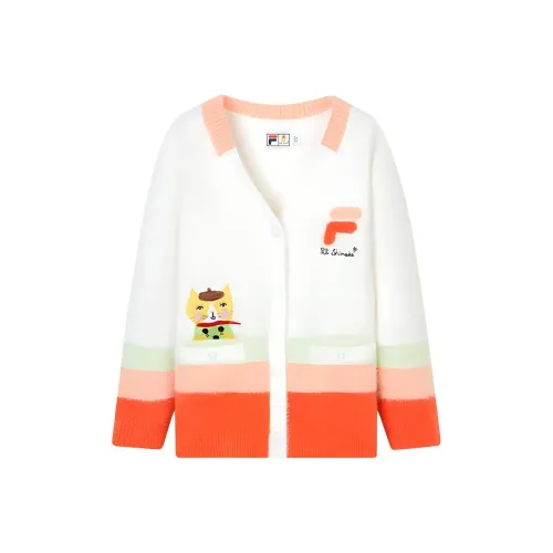 FILA KIDS x Pepe Shimada Рубашка Стандартная Белая для Детей Возрастом 3-7 Лет