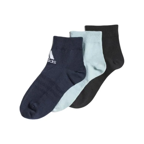 Adidas Носки 3 упаковки Серый Черный Синий Детские