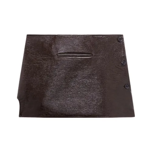 COURREGES FW24 OBLIQUE Винил Mini Skirt Кожаные короткие юбки Женские Шоколад Шоколад