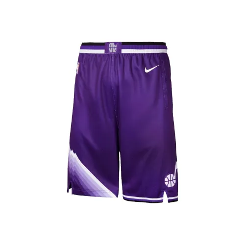 NBA Utah Jazz Utah Jazz Nike Городской Edition Шорты Подростки Синий Фиолетовый