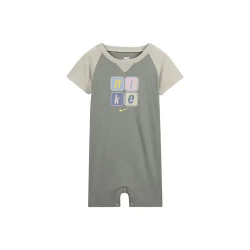 Nike Малыш 0-9M Короткий Комбинезон Romper Coverall Малыш Зеленый