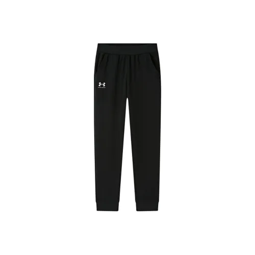 Подростки Under Armour Вязаные Тренировочные Штаны Черные