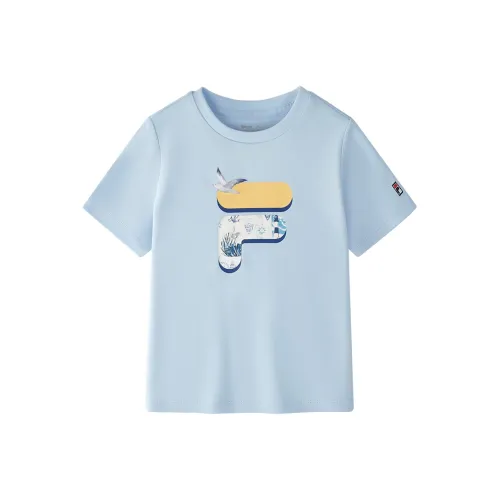 FILA KIDS T-рубашка Небесно-голубой Прозрачный Синий для детей 3-7 лет
