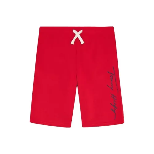 Tommy Hilfiger Детская одежда Фирменный KNIT Короткий Шорты Tommy Красный Kids Шорты Детский Красный