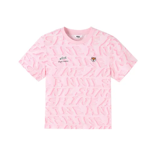 Annil T Рубашка SS25 Розовый оттенок Цветочный Подростки