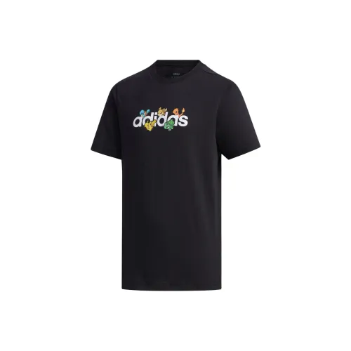 Adidas Черная школьная рубашка T