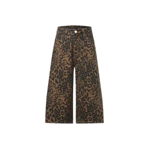 ZXZA Леопардовый принт Женские джинсовые шорты