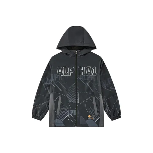 QIAODAN Тренчкот Черный Подростки