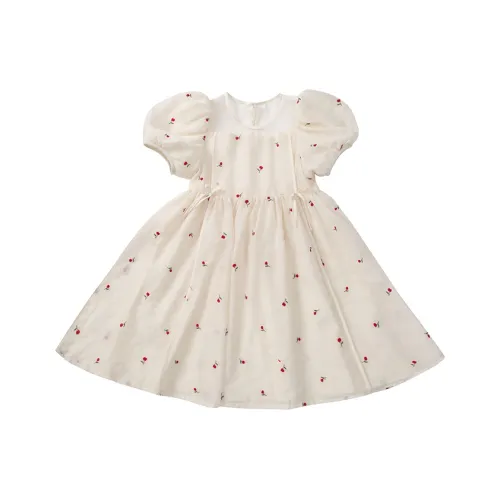 Miller Castle Платье Бежевого цвета для девочки