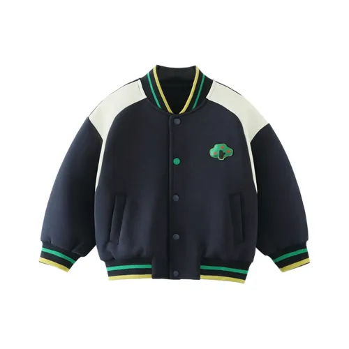 CICIIBEAR Бейсбольная куртка Ночной морской синий для детей 3-7 лет