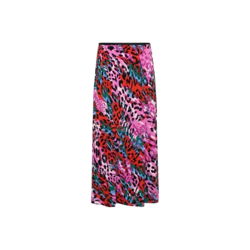 Diane von Furstenberg SS25 Повседневный Длинный Юбка Женские Многоцветный