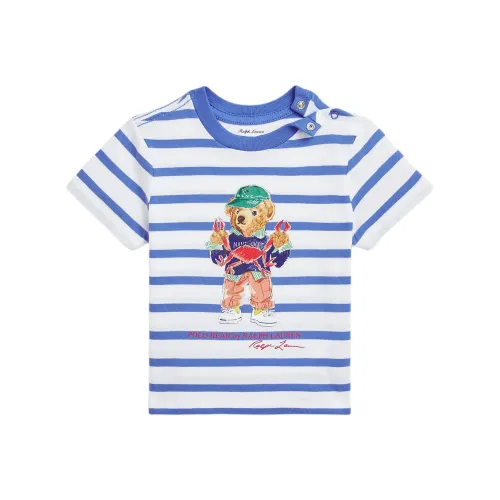 Polo Ralph Lauren T-рубашка SS25 белая для младенцев и малышей