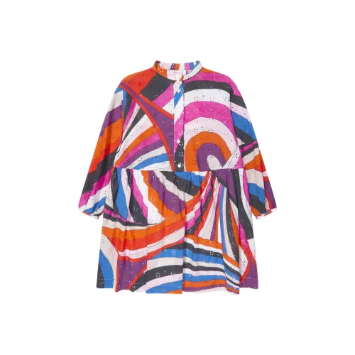 EMILIO PUCCI Детское платье детский многоцветный