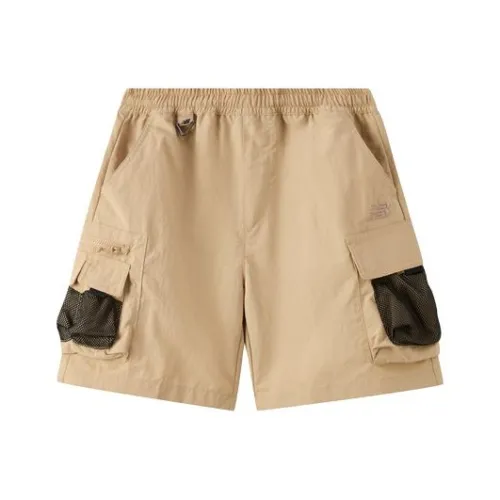 New Balance совместные шорты для детей 3-7 лет бежево-желтые