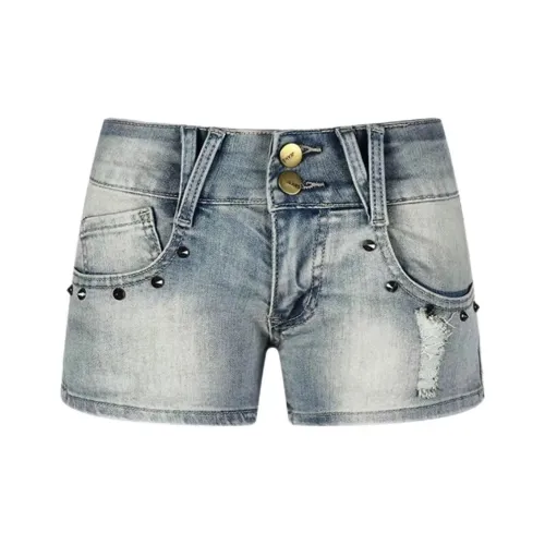 MO VOICE Светло-синие Женские Джинсовые Шорты
