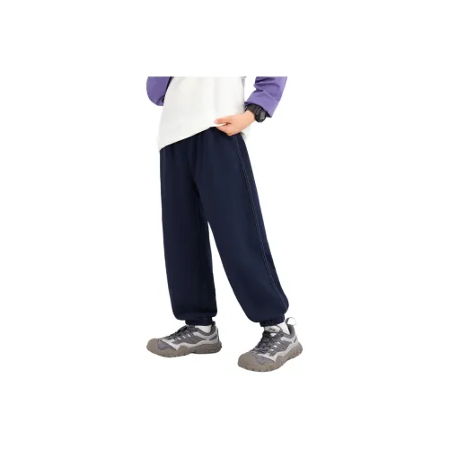 Детские 3-7 лет ZOSEE Вязаные тренировочные штаны темно-синие