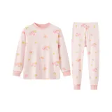 Оранжево-розовый, полный принт, белка