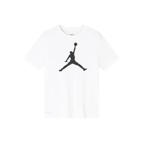 Джордан T Рубашка Pure White Подростки
