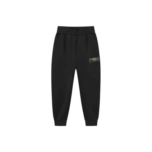 Подростки PUMA Вязаные Тренировочные Штаны PERFORMANCE BLACK