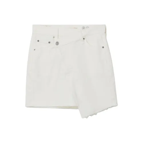 Levi's Джинсовые короткие юбки Женские Белые