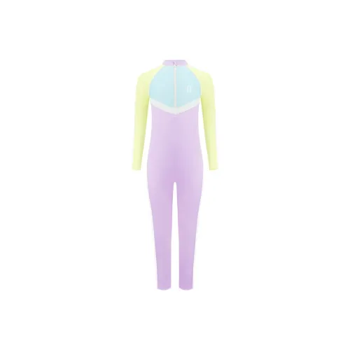 BALNEAIRE Тесный крой Детский купальник Летний для детей 3-7 лет Сиреневый Фруктовый зеленый