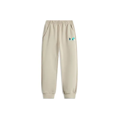 Детские LINING YOUNG Вязаные Спортивные Штаны Sports Life Collection Кашемировый Серый