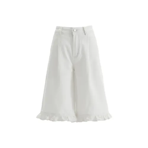 OROI Джинсовые шорты Женские Белые