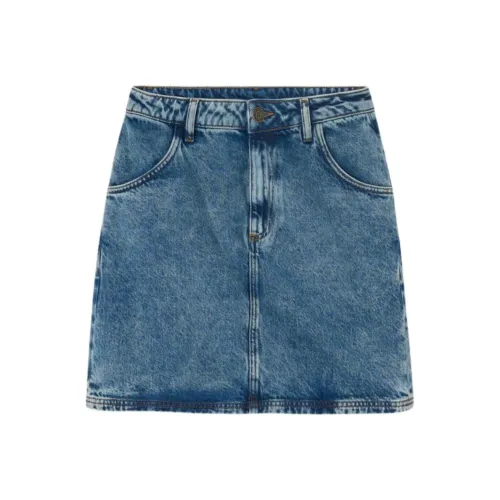 AMERICAN VINTAGE A.M SS25 Юбка JOYBIRD Джинсовые короткие юбки Женские Камень Каменный синий