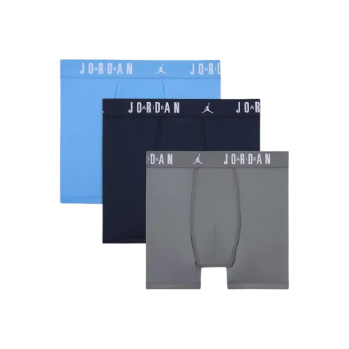 Джордан Трусы 3 упаковки Небесно-синий + Темно-синий + Серый Детский