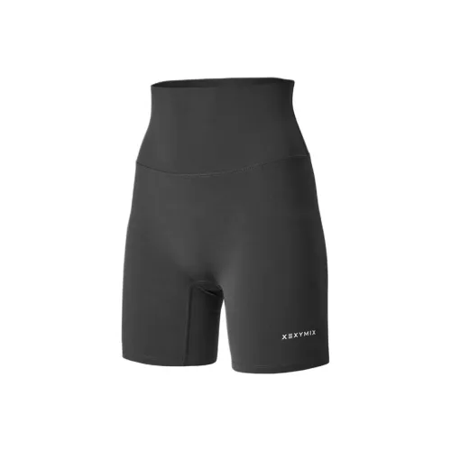 XEXYMIX Спортивные шорты Женские материал железо цвет угольно-серый