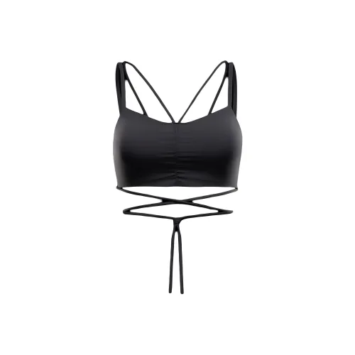 nike ZenvyDri Форма Strappy Wrap Спортивное белье Женские Черный