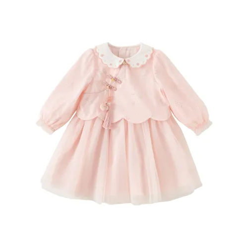 DAVE BELLA Платье из серии From The Eastern Series с цветочным принтом детское