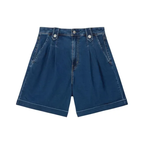 Levi's SS23 Ice Cool SS25 Джинсовые шорты Женские Синий