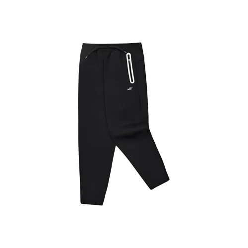 Skechers Comfort Sports and Leisure Series Угольно-черный Kids Вязаные Тренировочные брюки