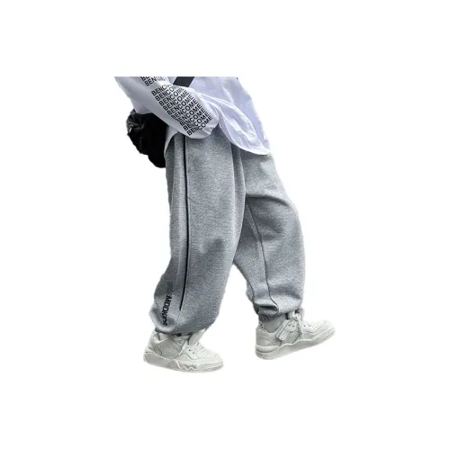 The panda is round Школьный возраст Девушка Уличная одежда Штаны с манжетами Детский