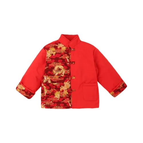 ЮЙЧЖАОЛИНЬ Костюм Танга Красный для детей 3-7 лет